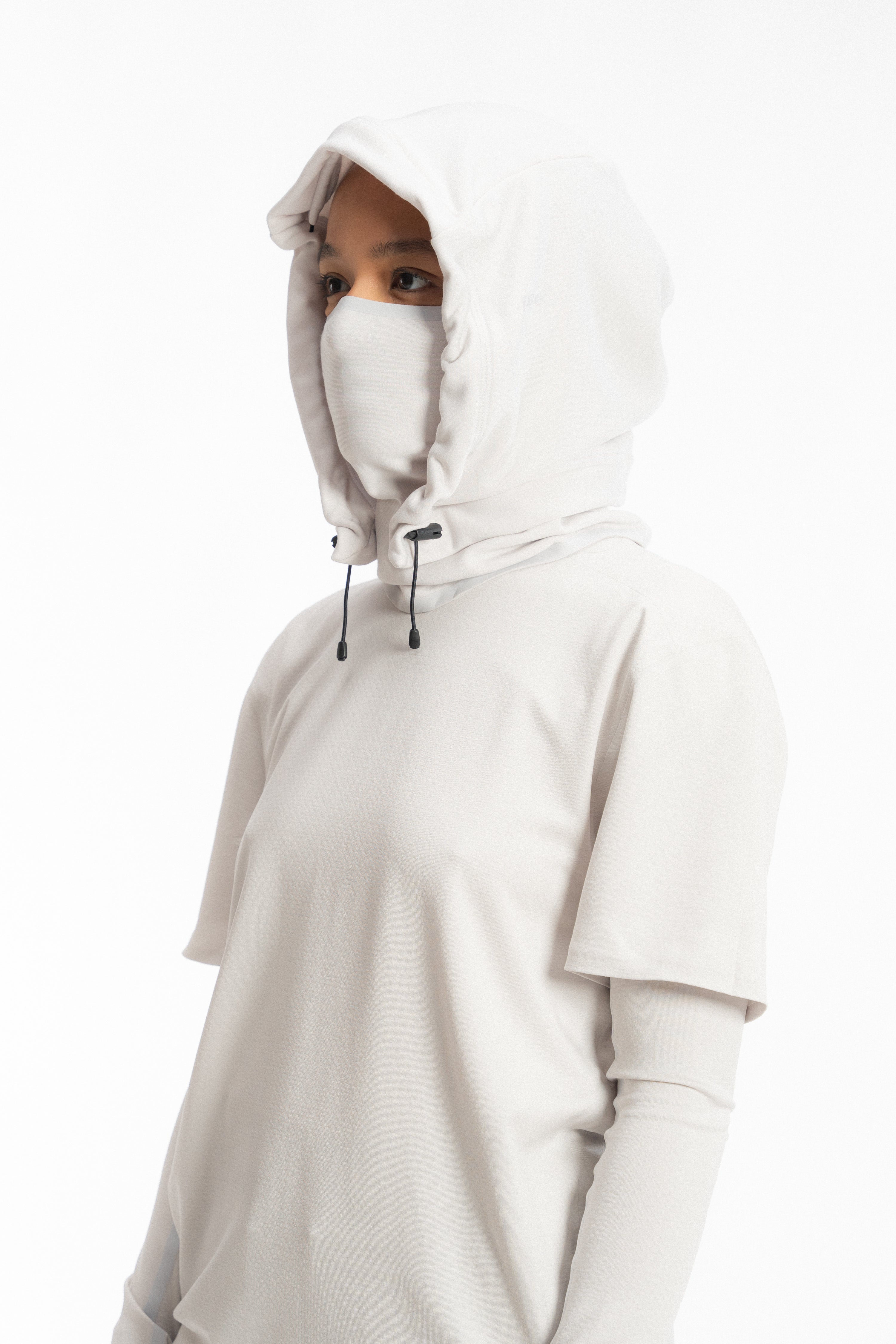 HOODED ADAPT WR Fleece Lunar_ unisexe