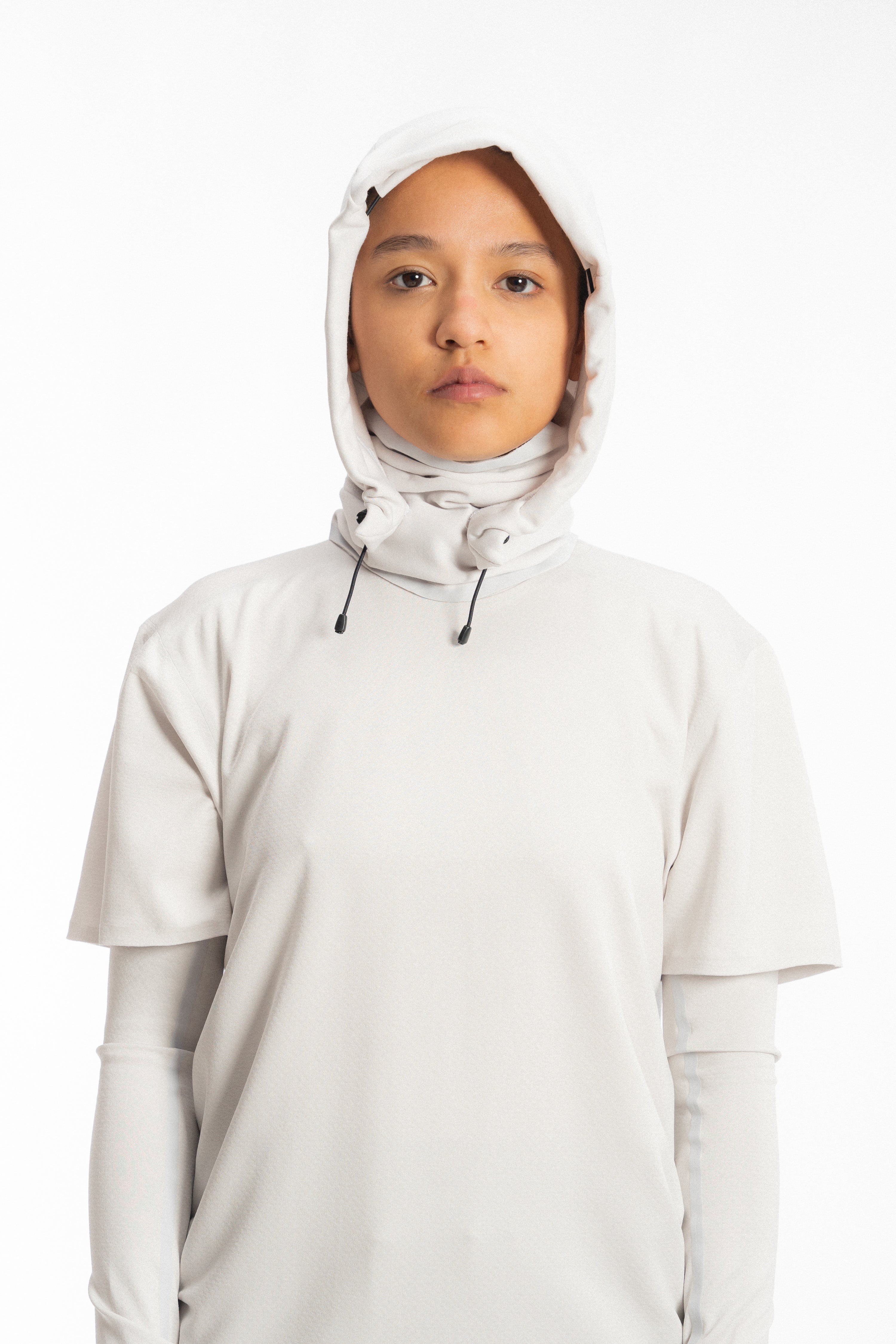 HOODED ADAPT WR Fleece Lunar_ unisexe