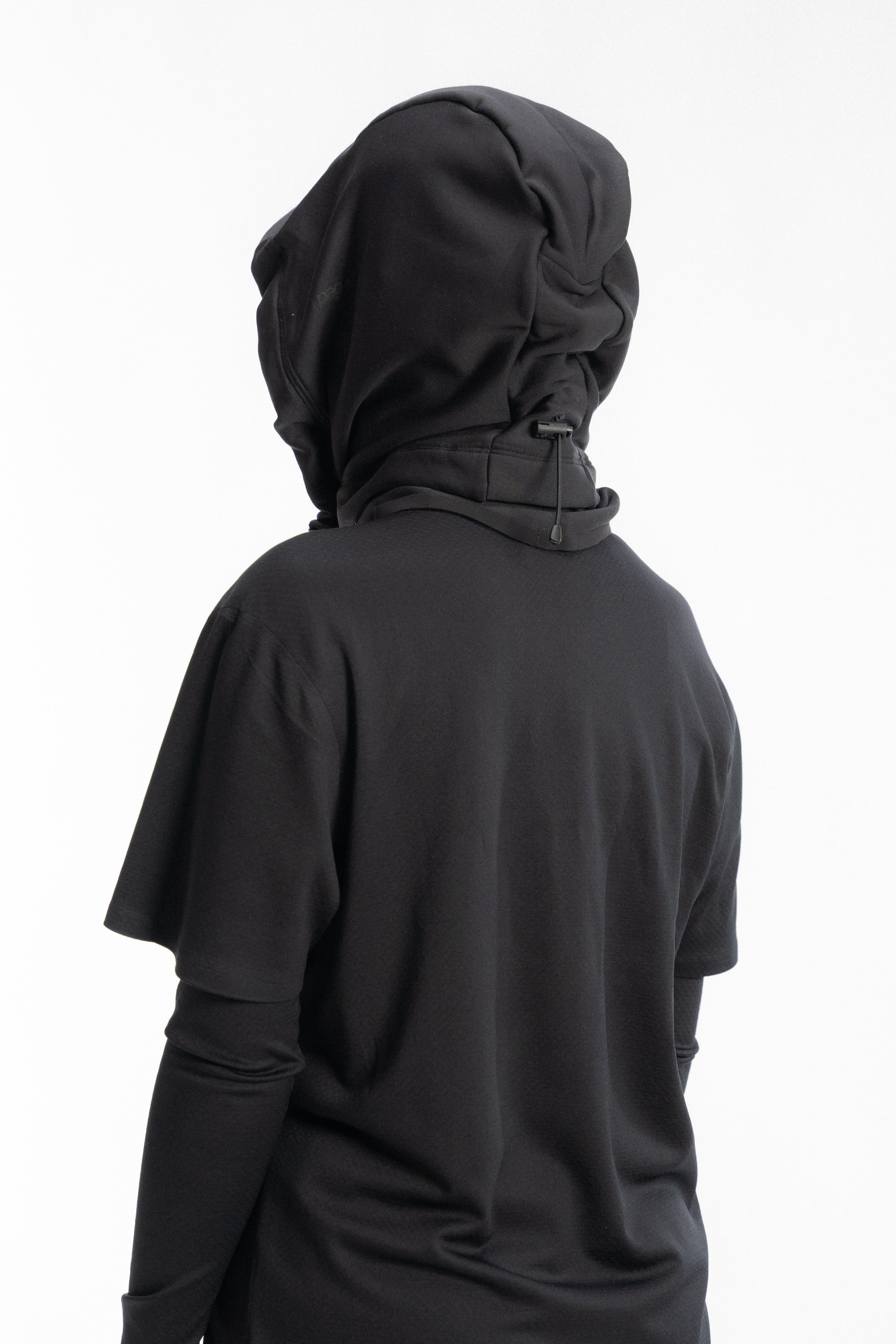 HOODED ADAPT WR Fleece Meteorite_ unisexe