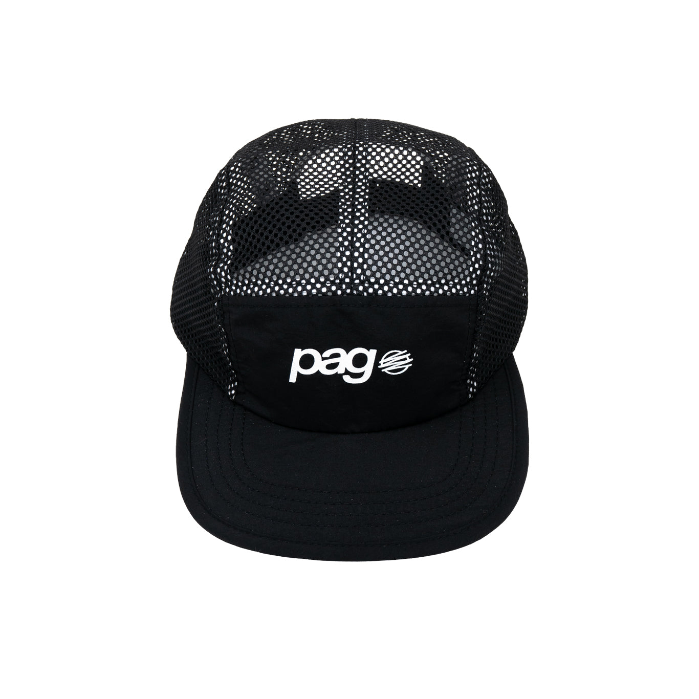 Running Caps Black Mesh